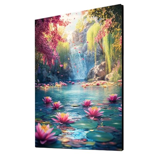 Wasserfall Malen Nach Zahlen Erwachsene Blume Malen Nach Zahlen 80x110 cm DIY Basteln Erwachsene Klarheit Farbe Leinwan Bilder mit Acrylfarben Set 3 Typen Pinsel für Wanddeko Wohnzimmer 2YH-2738 Wasserfall Malen Nach Zahlen Erwachsene Blume Malen Nach Zahlen 80x110 cm DIY Basteln Erwachsene Klarheit Farbe Leinwan Bilder mit Acrylfarben Set 3 Typen Pinsel für Wanddeko Wohnzimmer 2YH-2738 von Generic