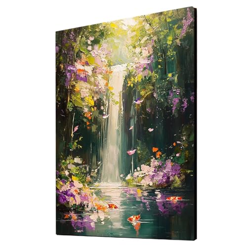 Wasserfall Malen Nach Zahlen Erwachsene Fisch Malen Nach Zahlen 135 x 100 cm DIY Basteln Erwachsene Klarheit Farbe Leinwan Bilder mit Acrylfarben Set 3 Typen Pinsel für Wanddeko Wohnzimmer 2YH-2960 Wasserfall Malen Nach Zahlen Erwachsene Fisch Malen Nach Zahlen 135 x 100 cm DIY Basteln Erwachsene Klarheit Farbe Leinwan Bilder mit Acrylfarben Set 3 Typen Pinsel für Wanddeko Wohnzimmer 2YH-2960 von Generic