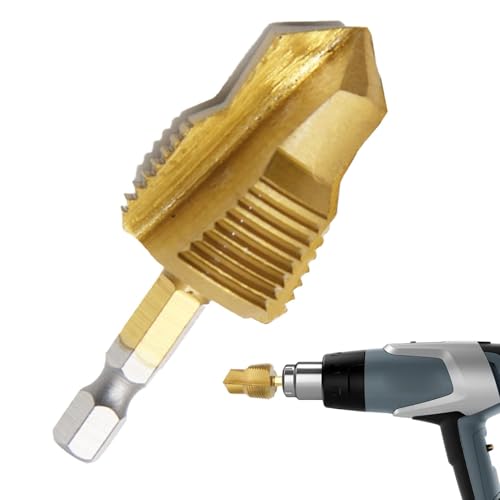 Wasserrohr-Reparatur-Bohrer: 1/2 oder 3/4 Zoll (1/2 Zoll) oder 3/4 Zoll (1,27 cm) Bohrer-Bohrer zur Reparatur von Stufenbohrern, Sechskant-Schäften, Klempnern und Wartungsprofis von Generic