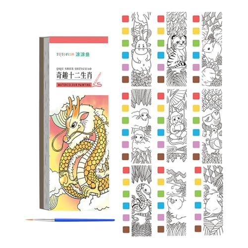 Watercolor Coloring Book – Beautiful Painting Sketchbook, Art Lover's Choice | Fun Watercolor Painting Pad, Detailed Artistic Sheets Beginner Friendly Watercolor Art Projekte für kreative Erwachsene Watercolor Coloring Book – Beautiful Painting Sketchbook, Art Lover's Choice | Fun Watercolor Painting Pad, Detailed Artistic Sheets Beginner Friendly Watercolor Art Projekte für kreative Erwachsene von Generic