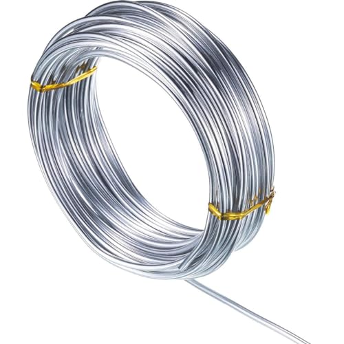 Weicher Aluminiumdraht – Flexibler Basteldraht, Biegbarer Metalldraht | Bastel- Und Bildhauerbedarf, Projekte, Aluminiumkabel, Silberfarbener Draht Für Künstler, Anfänger Und Profis, Kunsthandwerk Und Weicher Aluminiumdraht – Flexibler Basteldraht, Biegbarer Metalldraht | Bastel- Und Bildhauerbedarf, Projekte, Aluminiumkabel, Silberfarbener Draht Für Künstler, Anfänger Und Profis, Kunsthandwerk Und von Generic