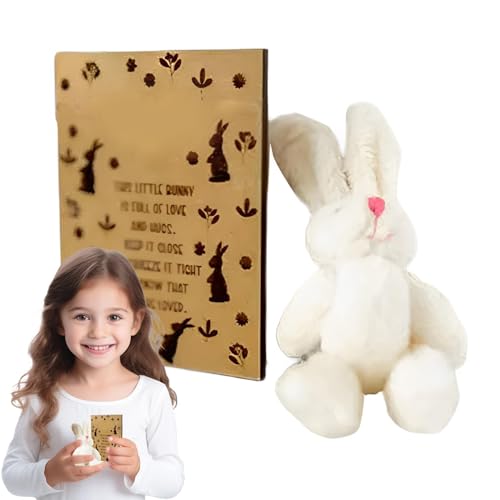 Weiches Spielzeug, Eseculation, mit Set mit Meile und Organza-Beutel, kleine Kamander-Cardie, Bunnies, Gastgeschenke | Hülle und Süßes und süßes Ostern, F-Karte von Generic