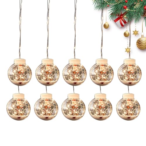 Weihnachten Fenster Dekoration - Dekorative Weihnachtsbeleuchtung Girlanden, Niedliche Lichterkette Girlanden Weihnachtskugel , Wunschkugel Lichterkette, Weihnachten Fenster Dekoration - Dekorative Weihnachtsbeleuchtung Girlanden, Niedliche Lichterkette Girlanden Weihnachtskugel , Wunschkugel Lichterkette, von Generic