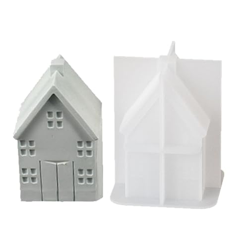 Weihnachts-Silikonformen, Haushandwerk Silikonform | Weihnachtliches Haus Silikonformen für Kerzen - Schnell lösende Harzformen Riut Seifenformen Weihnachts-Silikonformen, Haushandwerk Silikonform | Weihnachtliches Haus Silikonformen für Kerzen - Schnell lösende Harzformen Riut Seifenformen von Generic