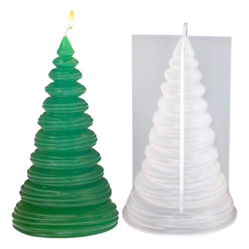 Weihnachtsbaum Kerze Silikonform, Weihnachtsbaum Kerze Schimmel | Multifunktionale Süßigkeitenform - Aromatherapie Kerzenformen, Wohnkultur Ornamentform, Epoxidharz Formen zur Seifenherstellung von Generic