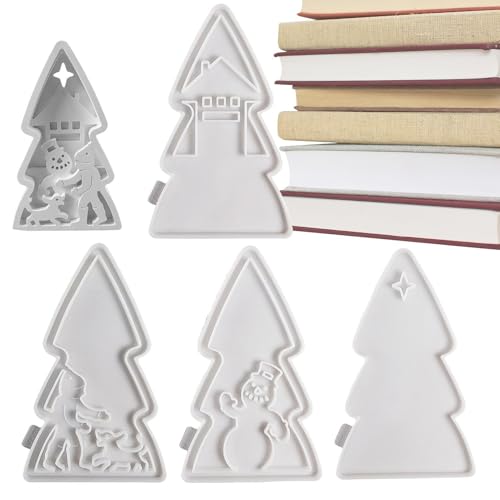 Weihnachtsbaumform aus Silikon, Weihnachtsbaumform für Ton, Kerzenhalter für Weihnachtsbaum, , Epoxidharz, für Zement, Gips, Dekoration von Generic