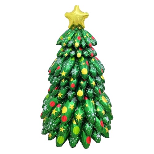 Weihnachtsfeier-Ballons, 130 cm, Weihnachtsbaum, Folienballons, Spielzeug für Schule, Urlaub, Party, Zuhause, Familientreffen, Einzelhandel von Generic