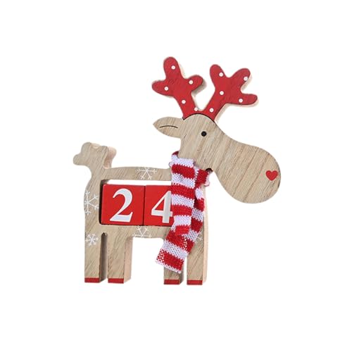 Weihnachtskalender Holz Niedlicher Tischkalender - Tisch-Datumsanzeige für den Weihnachts-Countdown - Weihnachtsdekorationen für Festivals aus Holz, Countdown-Schild Weihnachtskalender Holz Niedlicher Tischkalender - Tisch-Datumsanzeige für den Weihnachts-Countdown - Weihnachtsdekorationen für Festivals aus Holz, Countdown-Schild von Generic