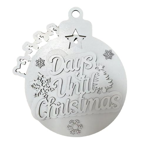 Weihnachtskalender für die Eingangstür - Kalender für die Weihnachtszählung aus Holz, Adventskalender "Weihnachtsadvent von den Tagen bis zum Konto auf der Rückseite von Weihnachten Weihnachtskalender für die Eingangstür - Kalender für die Weihnachtszählung aus Holz, Adventskalender "Weihnachtsadvent von den Tagen bis zum Konto auf der Rückseite von Weihnachten von Generic