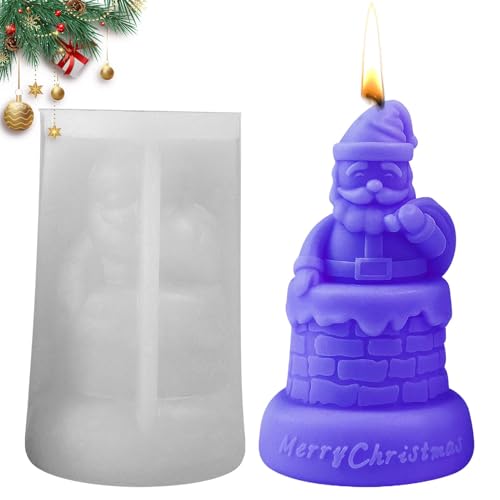 Weihnachtsmann Harz Gießform Weihnachtskerze Weihnachtsmann stehend auf dem Kamin mit Beutelform Gießform Weihnachtsmann Harz Gießform Weihnachtsmann Dekoration für Kerzenherstellung Weihnachtsmann Harz Gießform Weihnachtskerze Weihnachtsmann stehend auf dem Kamin mit Beutelform Gießform Weihnachtsmann Harz Gießform Weihnachtsmann Dekoration für Kerzenherstellung von Generic