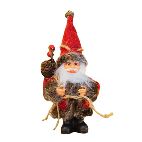 Weihnachtsmann-Puppe, Weihnachtsdekoration, Heimtextilien-Geschenk, MXw751 (A, Einheitsgröße) von Generic