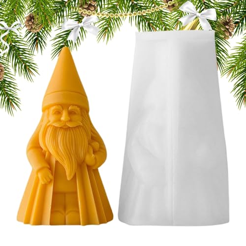 Weihnachtsmann Silikonform, Weihnachtsmann-Kerzenform - Weihnachtsdekorationen Epoxidharz Gießform | Resin Form für Home Party Dekorationen, Silikonform für von Generic