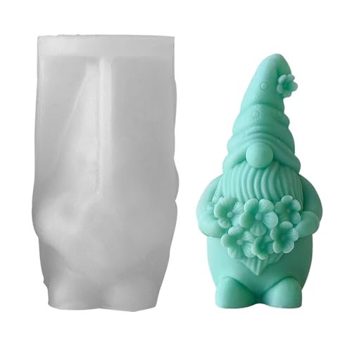 Weihnachtsmann Silikonform - Gnom-Harzform für Epoxidharz, gesichtslose Gießform | Urlaubskerzenform, Weihnachts- und Osterharz-Handwerk, Gnom Form Weihnachtsmann Silikonform - Gnom-Harzform für Epoxidharz, gesichtslose Gießform | Urlaubskerzenform, Weihnachts- und Osterharz-Handwerk, Gnom Form von Generic