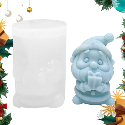 Weihnachtsmannkerzenform, Harzform für Weihnachtskerzen - Dekoration für Weihnachtskerzenform aus Silikon - Gießform aus Weihnachtsharz leicht zu lösen für r Weihnachtsmannkerzenform, Harzform für Weihnachtskerzen - Dekoration für Weihnachtskerzenform aus Silikon - Gießform aus Weihnachtsharz leicht zu lösen für r von Generic