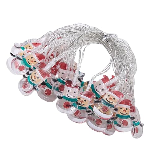 Weihnachtsschneemann-Lichterkette, Weihnachtsschneemann-Lichter | Batteriebetriebene Schneemann-Seillichter für den Außenbereich | Wasserdichte Dekoration zum Aufhängen Weihnachtsschneemann-Lichterkette, Weihnachtsschneemann-Lichter | Batteriebetriebene Schneemann-Seillichter für den Außenbereich | Wasserdichte Dekoration zum Aufhängen von Generic