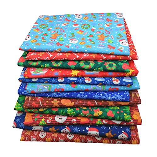 Weihnachtsstoffpaket - Weihnachtsstoff, Quiltmaterial für Weihnachten, Weihnachtsstoff in fetten Vierteln, Quiltstoff mit Weihnachtsmuster, Weihnachtsbaum-Steppstoff, festlicher Stoff Weihnachtsstoffpaket - Weihnachtsstoff, Quiltmaterial für Weihnachten, Weihnachtsstoff in fetten Vierteln, Quiltstoff mit Weihnachtsmuster, Weihnachtsbaum-Steppstoff, festlicher Stoff von Generic