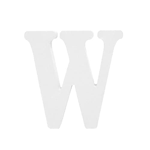 Weiß Papp Buchstaben,Dekoration Holznummer Papp-Buchstabe,Selbstklebende Buchstaben,Große Pappe Zum Basteln,Pappbuchstaben Groß,Holzbuchstaben Pappmaché Holzdekorationen für Zuhause von Generic