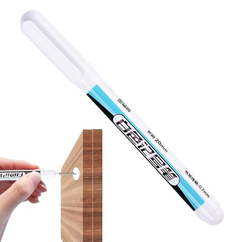 Weißer Lackmarker - weißer Lackstift für Holz - Lackstift für Holz - Markierstift - Wasserdichtes Stiftölbasis, 20 mm - ITO -Holzchip - Stoff - Kochstiftmarker, Marker auf Weißer Lackmarker - weißer Lackstift für Holz - Lackstift für Holz - Markierstift - Wasserdichtes Stiftölbasis, 20 mm - ITO -Holzchip - Stoff - Kochstiftmarker, Marker auf von Generic