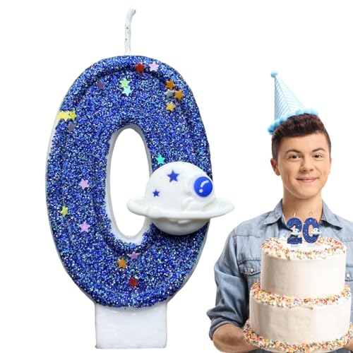 Weltraumthema -Geburtstagskerzen - Blaue Kuchenkerzen, Planetenpartydekorationen | EuSable Decorative Candlesnoveldy Cake Topper Set für Kinder, Freunde und Familienfeierlichkeiten oder lustige Geburt Weltraumthema -Geburtstagskerzen - Blaue Kuchenkerzen, Planetenpartydekorationen | EuSable Decorative Candlesnoveldy Cake Topper Set für Kinder, Freunde und Familienfeierlichkeiten oder lustige Geburt von Generic