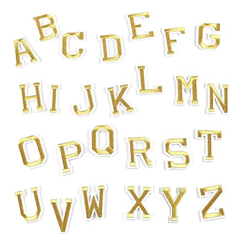 Werkzeug zum Festziehen von Buchstaben, aus Stoff – Alphabet-Patches, 26 Stück, bestickte Patches | Nähen von bestickten Patches, elegant und kreativ für Schuhe, Jacken, Hemden, Werkzeug zum Festziehen von Buchstaben, aus Stoff – Alphabet-Patches, 26 Stück, bestickte Patches | Nähen von bestickten Patches, elegant und kreativ für Schuhe, Jacken, Hemden, von Generic
