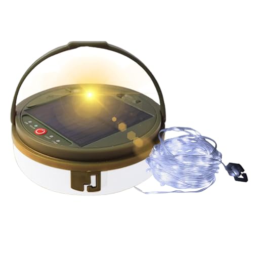 Wiederaufladbare Seillichter, Camping-Lichter | USB wiederaufladbare Solar-LED-Lichter, tragbare energiesparende Lichter, verstellbare Helligkeit für Haus, Hof, von Generic