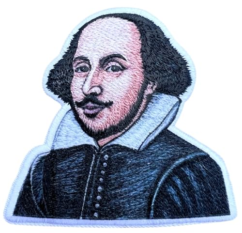 William Shakepseare Aufnäher zum Aufbügeln oder Aufnähen, 7,6 cm, Hochformat, perfekt für Literatur- und Theaterfans William Shakepseare Aufnäher zum Aufbügeln oder Aufnähen, 7,6 cm, Hochformat, perfekt für Literatur- und Theaterfans von Generic