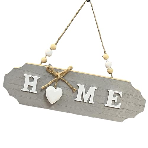 Willkommen Holzschild für den Zugang zu Hause, Willkommensschild für die Haustür | Rustikales Holz Willkommen Zeichenbrett Ornament | Home Schriftzug Design Willkommen Board Wanddekoration von Generic