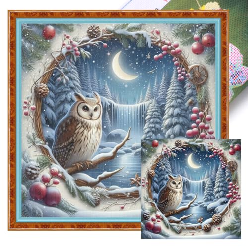 Winter Kreuzstich Bastelset 11CT DIY Malerei Heimdekoration Handarbeit Geschenk for Zuhause Malerei Winter Kreuzstich Bastelset 11CT DIY Malerei Heimdekoration Handarbeit Geschenk for Zuhause Malerei von Generic