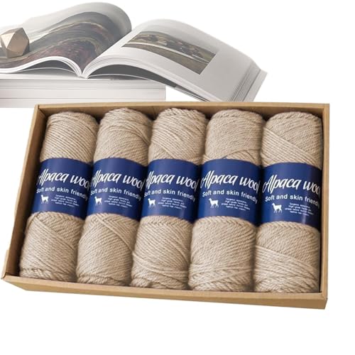 Wollgarne zum Stricken, Kaschmirgarn zum Stricken,Alpakawolle Schal Weiches Garn für Schal | Bequemes Sockengarn mit Fingern, Häkelgarn für Anfänger zum Häkeln für Berühmte Wollgarne zum Stricken, Kaschmirgarn zum Stricken,Alpakawolle Schal Weiches Garn für Schal | Bequemes Sockengarn mit Fingern, Häkelgarn für Anfänger zum Häkeln für Berühmte von Generic