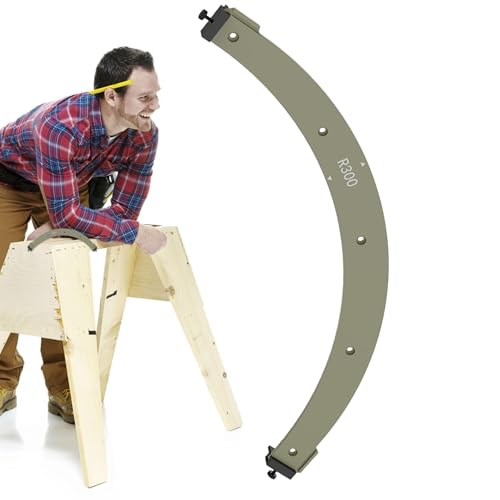 Woodworking Round Corner Schablone, Holzbearbeitung Runde Eckradius Schablonen | Präzise Winkelrouter Schablonen - Interne und externe leichte Routing-Finishing-Werkzeuge für Heimprojekte von Generic