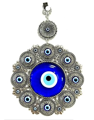 XXL - Böser Blick - Mandala Design 2 - Glücksbringer Talisman/Amulett Ornament für Schutz, Wohlstand, Reichtum, Segen, bringen Anziehung für finanziellen Erfolg und Liebe, Hängedekoration XXL - Böser Blick - Mandala Design 2 - Glücksbringer Talisman/Amulett Ornament für Schutz, Wohlstand, Reichtum, Segen, bringen Anziehung für finanziellen Erfolg und Liebe, Hängedekoration von Generic