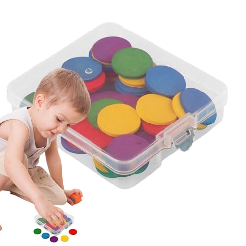Zählt Manipulationen, Bingo Chips Marker - Mathematik aus Holz, 50 Teile | Der Schulunterricht liefert ein Gehirnentwicklungsspielzeug für Bildungsaktivitäten Zählt Manipulationen, Bingo Chips Marker - Mathematik aus Holz, 50 Teile | Der Schulunterricht liefert ein Gehirnentwicklungsspielzeug für Bildungsaktivitäten von Generic