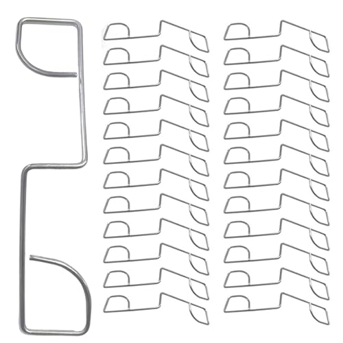 Zaunclips - 100 g schwere Postklammern, Drahtzaunhalter, sichere Gartenbefestigungen, rostbeständige Zaunclips für die Angestellten im Freien | Zäune Tool für Farm Lawn Yard Patio Home Borderary Mesh Zaunclips - 100 g schwere Postklammern, Drahtzaunhalter, sichere Gartenbefestigungen, rostbeständige Zaunclips für die Angestellten im Freien | Zäune Tool für Farm Lawn Yard Patio Home Borderary Mesh von Generic
