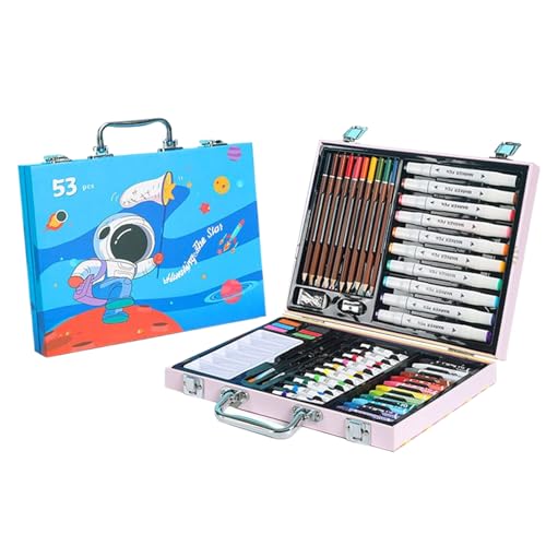 Zeichenset | Malwerkzeuge für die Malerei, Malset – Ölpastellkreiden Mark Pen Art Kit für Kinder, pädagogisches Bastelmaterial, lebendige Farben, Künstlermaterial von Generic