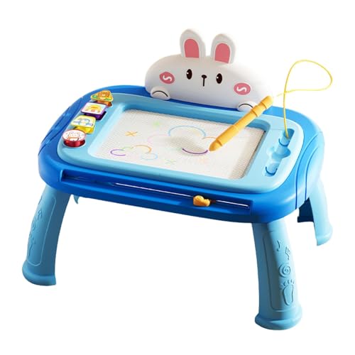 Zeichentisch für Kinder, Magnettafel, Cartoon-Doodle-Magnetboard, Feinmotorikspielzeug mit Cartoon-Tier-Design für Schule, Reisen, att von Generic