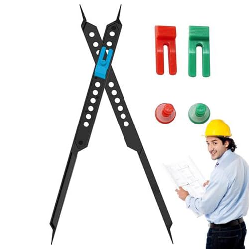 Zeichenwerkzeug Proportionalteiler, Kompasslineal für | Präzises Messinstrument mit einstellbarer Skala für Arch Leinwand oder Papier übertragen. Schluss mit dem Rätselraten beim Zeichnen – j von Generic