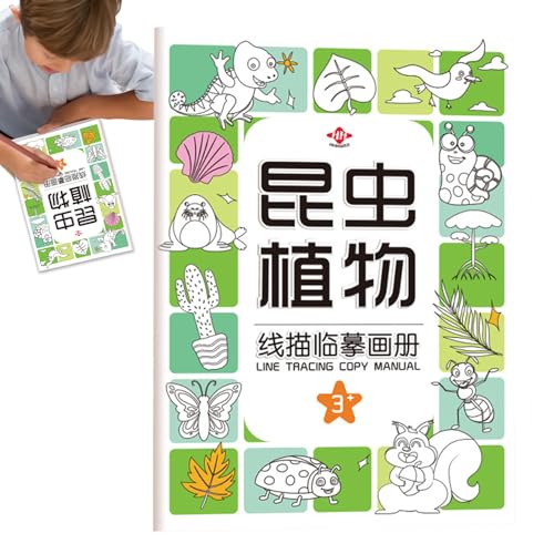 Zeichnen von Büchern für Kleinkinder, zum Zeichnen von Büchern für Kinder, Cartoon Learning, Vorschulaktivitäten, Handschrift, Lernspielzeug für Reisen und Reisen von Generic
