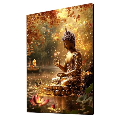 Zen Malen Nach Zahlen Erwachsene Schmetterling Malen Nach Zahlen 90x120 cm DIY Basteln Erwachsene Klarheit Farbe Leinwan Bilder mit Acrylfarben Set 3 Typen Pinsel für Wanddeko Wohnzimmer 2YH-3939 von Generic