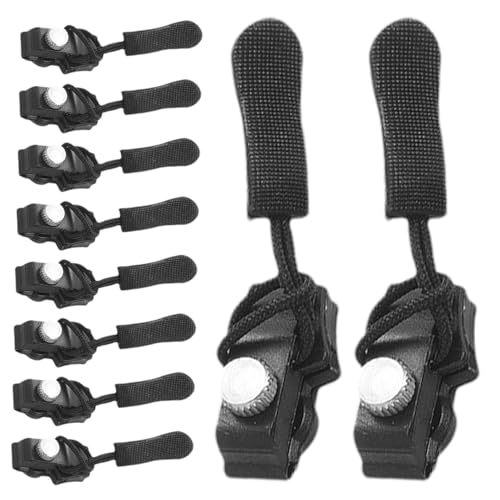 Zipper Ersatz Set – Universelle Reißverschluss Köpfe Für Schnelle Reparatur, Sofortreparatur Set Für Defekte Scharniere | 10 Stück Reißverschluss Reparatur Zubehör Für Taschen, Jacken, Outdoor Rucksäc Zipper Ersatz Set – Universelle Reißverschluss Köpfe Für Schnelle Reparatur, Sofortreparatur Set Für Defekte Scharniere | 10 Stück Reißverschluss Reparatur Zubehör Für Taschen, Jacken, Outdoor Rucksäc von Generic
