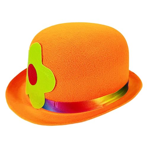 Zirkushut - Flache Kopfbedeckung Clown Kostüm,Kreatives Narrenzubehör für Draußen Kostüm Party Fest Cosplay Zirkushut - Flache Kopfbedeckung Clown Kostüm,Kreatives Narrenzubehör für Draußen Kostüm Party Fest Cosplay von Generic