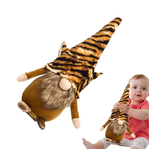 Zwergplüsch - Zwergkuscheltier, Zwergenpuppe Tischdekoration | Winter-herbsts-Tisch-Tisch-Tiger-Leoparden-Druck, Zwergdekorationen Für Den Innenbereich Und Zur Präsentation Für Den Heimischen Tisch Zwergplüsch - Zwergkuscheltier, Zwergenpuppe Tischdekoration | Winter-herbsts-Tisch-Tisch-Tiger-Leoparden-Druck, Zwergdekorationen Für Den Innenbereich Und Zur Präsentation Für Den Heimischen Tisch von Generic