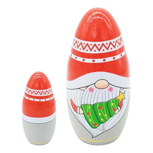Zwergpuppen Nistpuppen, Nistpuppen mit Weihnachtsmann, Tomte skandinavische Nistpuppen Set mit 5 Weihnachtswichteln, Weihnachtsschmuck für Nistpuppen, d Zwergpuppen Nistpuppen, Nistpuppen mit Weihnachtsmann, Tomte skandinavische Nistpuppen Set mit 5 Weihnachtswichteln, Weihnachtsschmuck für Nistpuppen, d von Generic