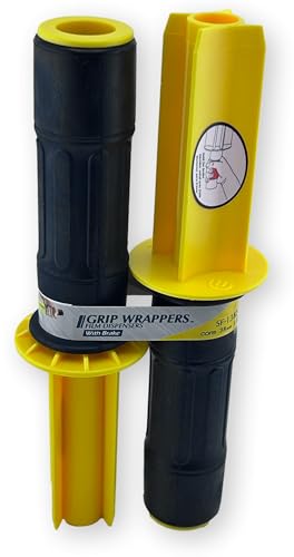 eosPAK SF-1382 von Excell Grip Wrapper Stretchfolienspender, 3,8 cm Kern, Komfortgriff mit Bremse, drehbares Kern-Design, leichtes ergonomisches Werkzeug von Generic