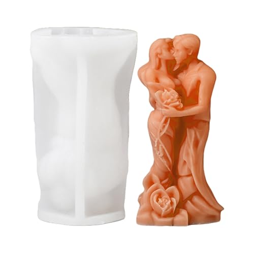 kerzenform für liebhaber, harz form für san, gießform epoxidharz für handgemachte gips für fondant kuchen für paare umarmen, silikonform für kerzen mit paar kerzenform für liebhaber, harz form für san, gießform epoxidharz für handgemachte gips für fondant kuchen für paare umarmen, silikonform für kerzen mit paar von Generic
