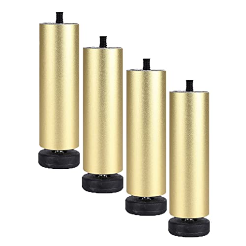 möbelfüße Sofa füße Schreibtisch füße Verstellbare Tischbeine, Sofabeine, Möbelbeine aus Metall, geeignet für Kleiderschränke, niedrige Hocker, Schrankbeine, Bettfüße, 4 Stück, stilvoll, exq von Generic