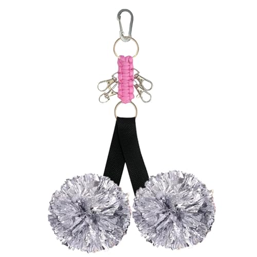 s Halter für Cheerleader - Tragenresistent s Holder | Tragbare Rucksackgurte Cheerleading Schlüsselbund für Cheerleader -Farbkugeln Haarkabel Schlüsselringe von Generic