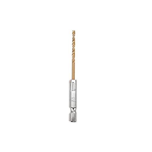 stück HSS-Schnellarbeitsstahl Titanbeschichteter Bohrer 1/4 Sechskantschaft 1,5 mm - 6,5 mm Sechskantgriff Spiralbohrer 1/4 Sechskantschaft Werkzeug (Farbe : C) von Generic