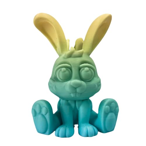 von Osterkaninchenfiguren, Festival Kaninchenspielzeug in 3D gedruckt, süße Kaninchendekorationen für Partytisch, Lounge, Garten, Ladenfenster, Zubehör von von Generic