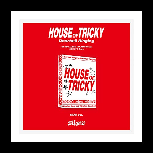 xikers HOUSE OF TRICKY : Doorbell Ringing 1st Mini Album Platform Version Case+QR type mini card+Selfie photocard+Official photocard+Tracking Sealed von Generic