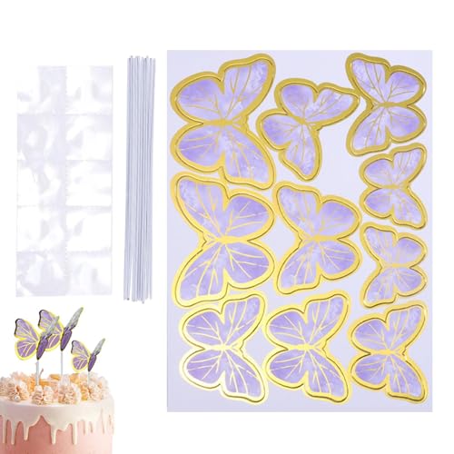 10 x realistische Schmetterlings-Aufsätze – elegante Kuchendekoration für besondere Anlässe | zarte Papierflügel für Verlobung, Abschlussfeier und Hochzeitstorte | Dekoration 10 x realistische Schmetterlings-Aufsätze – elegante Kuchendekoration für besondere Anlässe | zarte Papierflügel für Verlobung, Abschlussfeier und Hochzeitstorte | Dekoration von Genérico